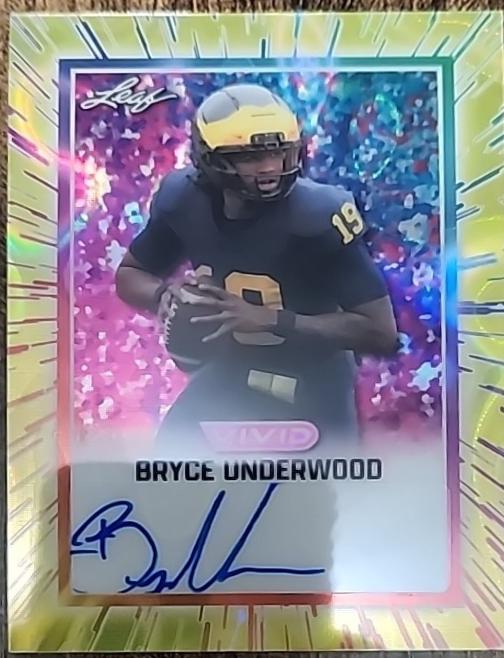 Bryce Underwood [Prismatic Yellow] #BA-BU1