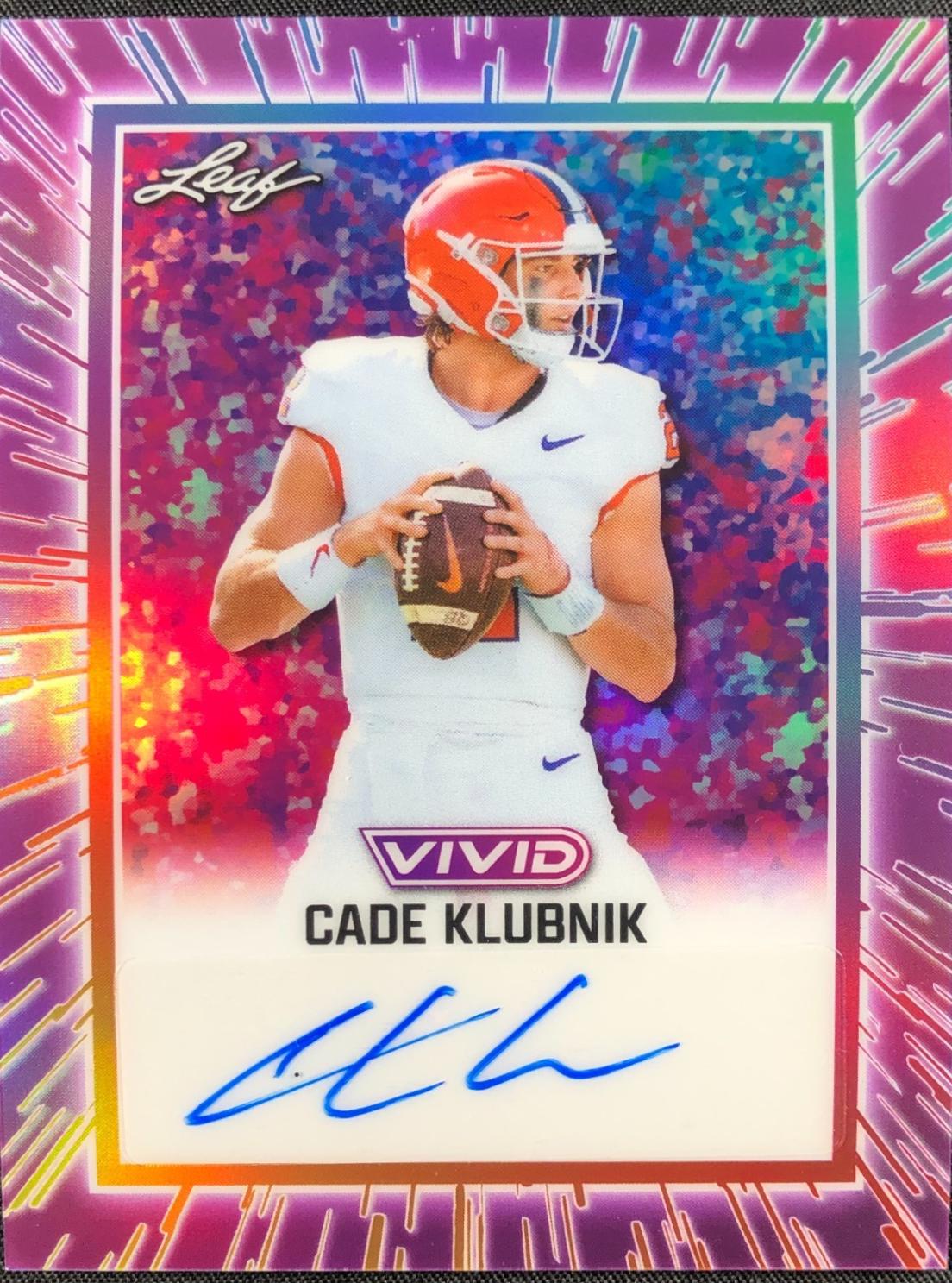 Cade Klubnik [Prismatic Purple] #BA-CK1