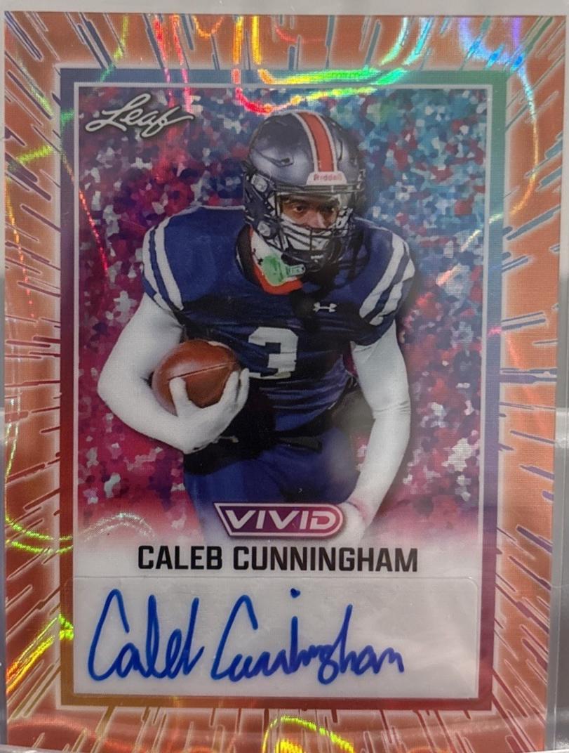 Caleb Cunningham [Prismatic Yellow] #BA-CC2
