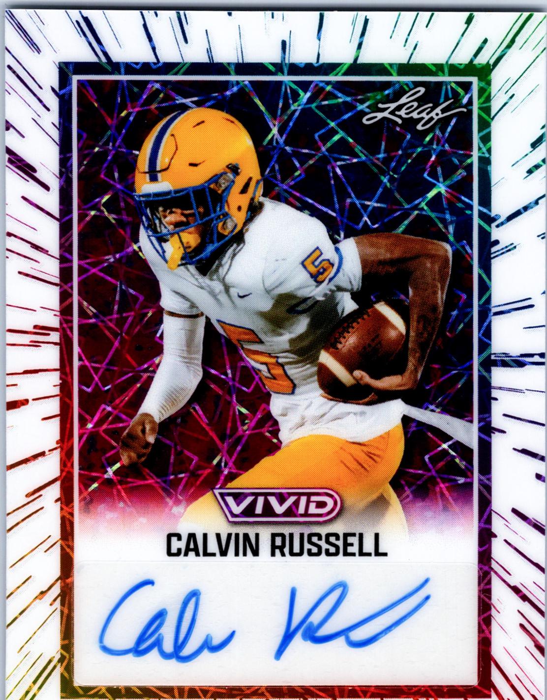 Calvin Russell [Prismatic White] #BA-CR1