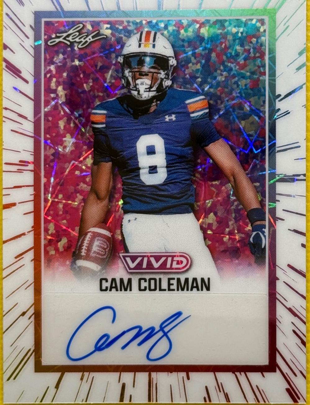 Cam Coleman [Prismatic White] #BA-CC1