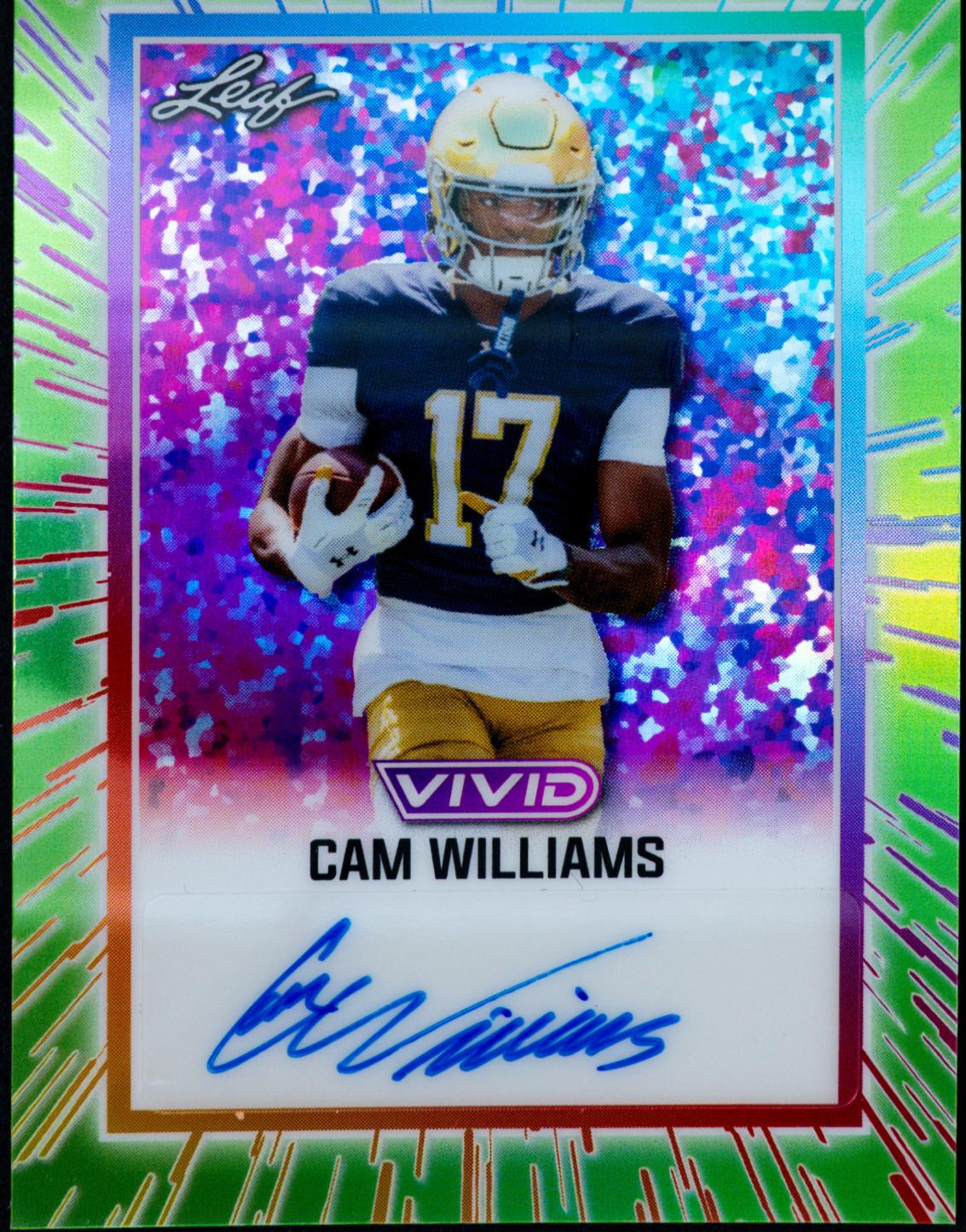Cam Williams [Prismatic Green] #BA-CW1