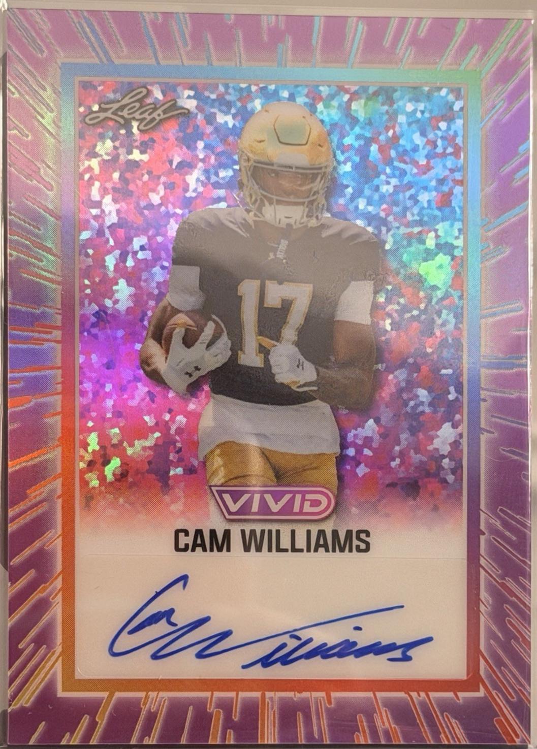 Cam Williams [Prismatic Purple] #BA-CW1