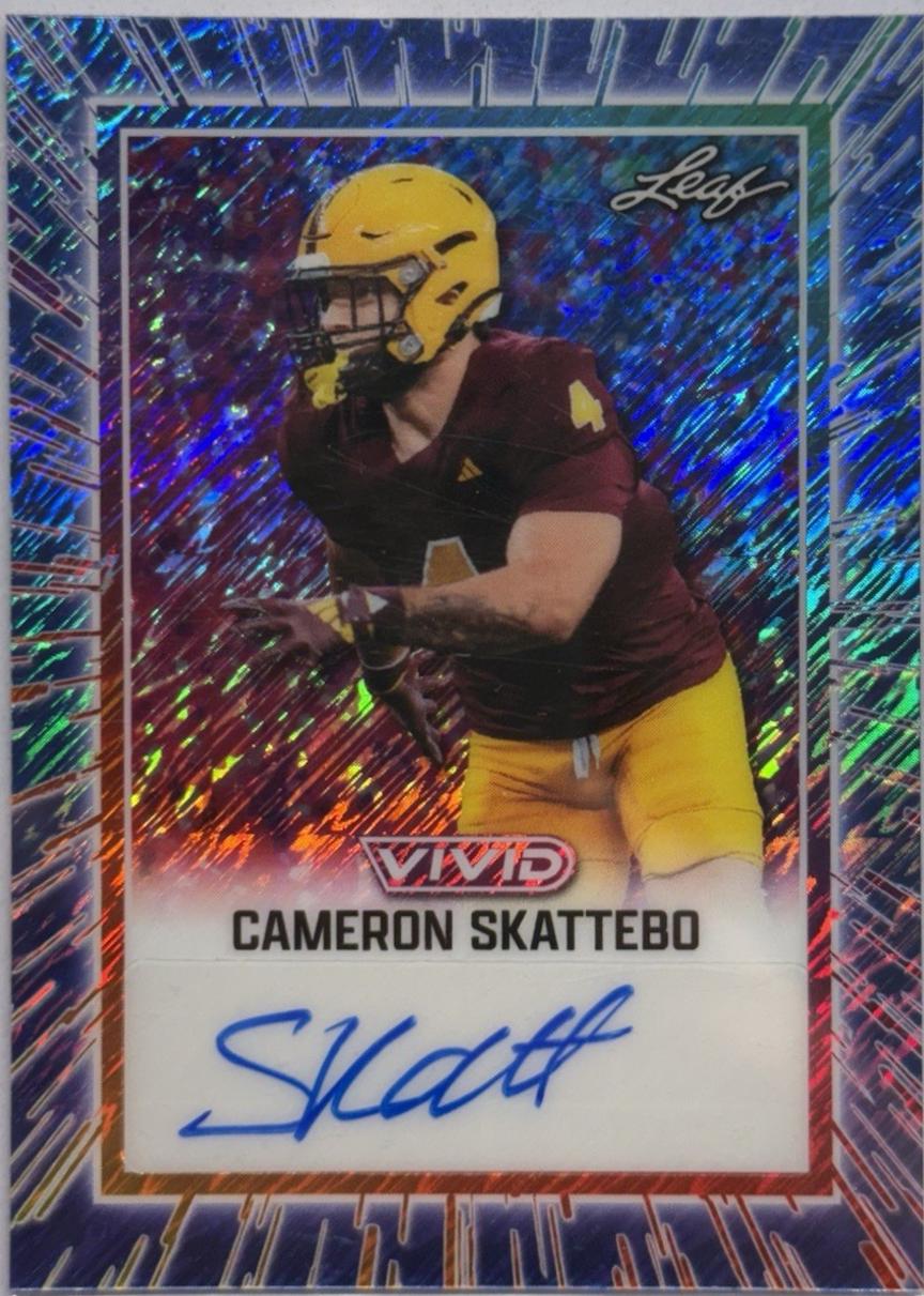 Cameron Skattebo [Prismatic Blue] #BA-CS1