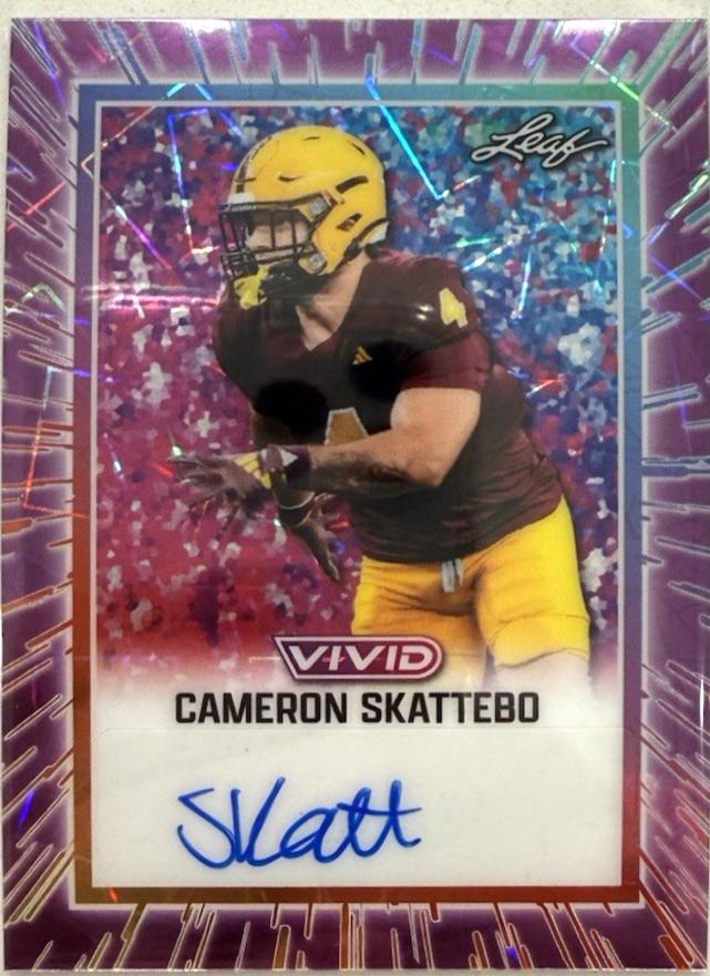 Cameron Skattebo [Prismatic Purple] #BA-CS1