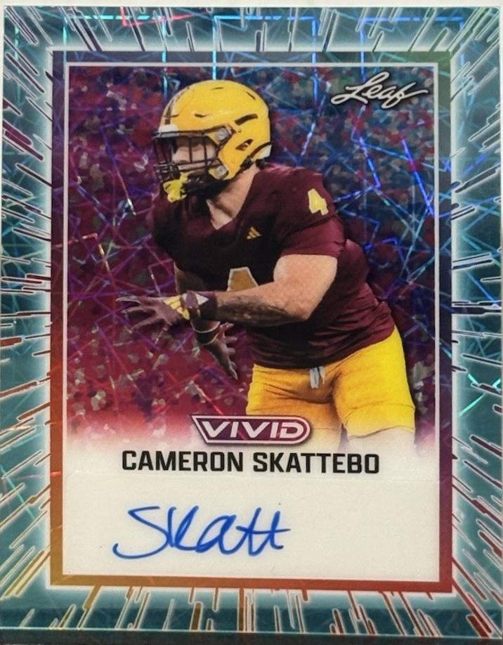 Cameron Skattebo [Prismatic Teal] #BA-CS1