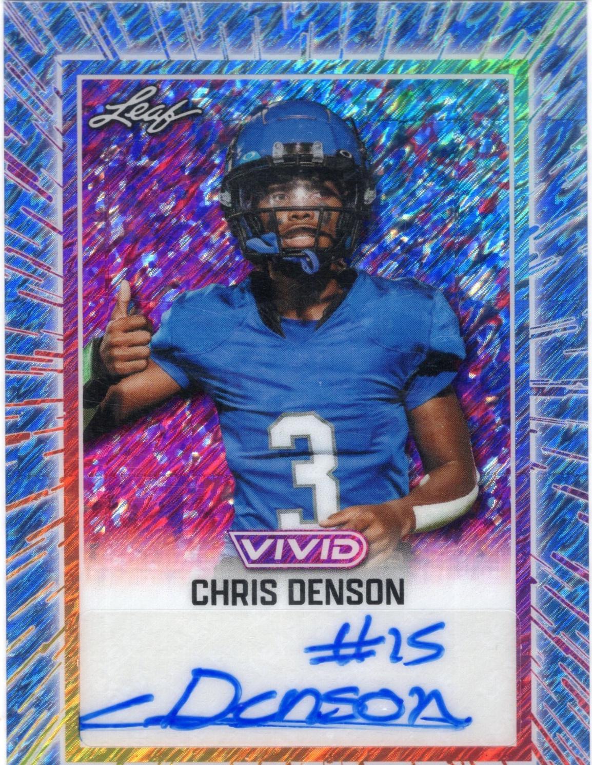 Chris Denson [Prismatic Blue] #BA-CD1