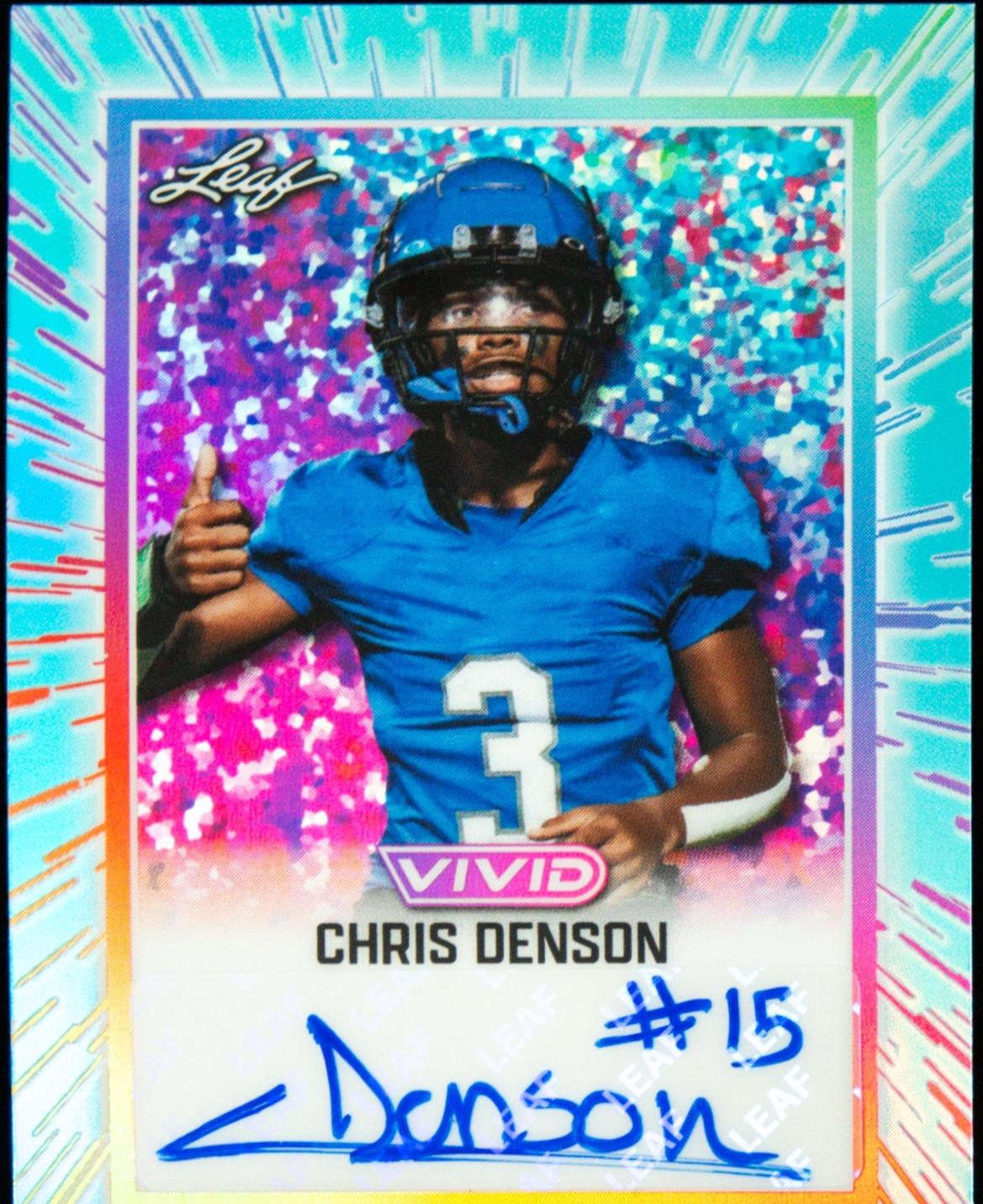 Chris Denson [Prismatic Teal] #BA-CD1