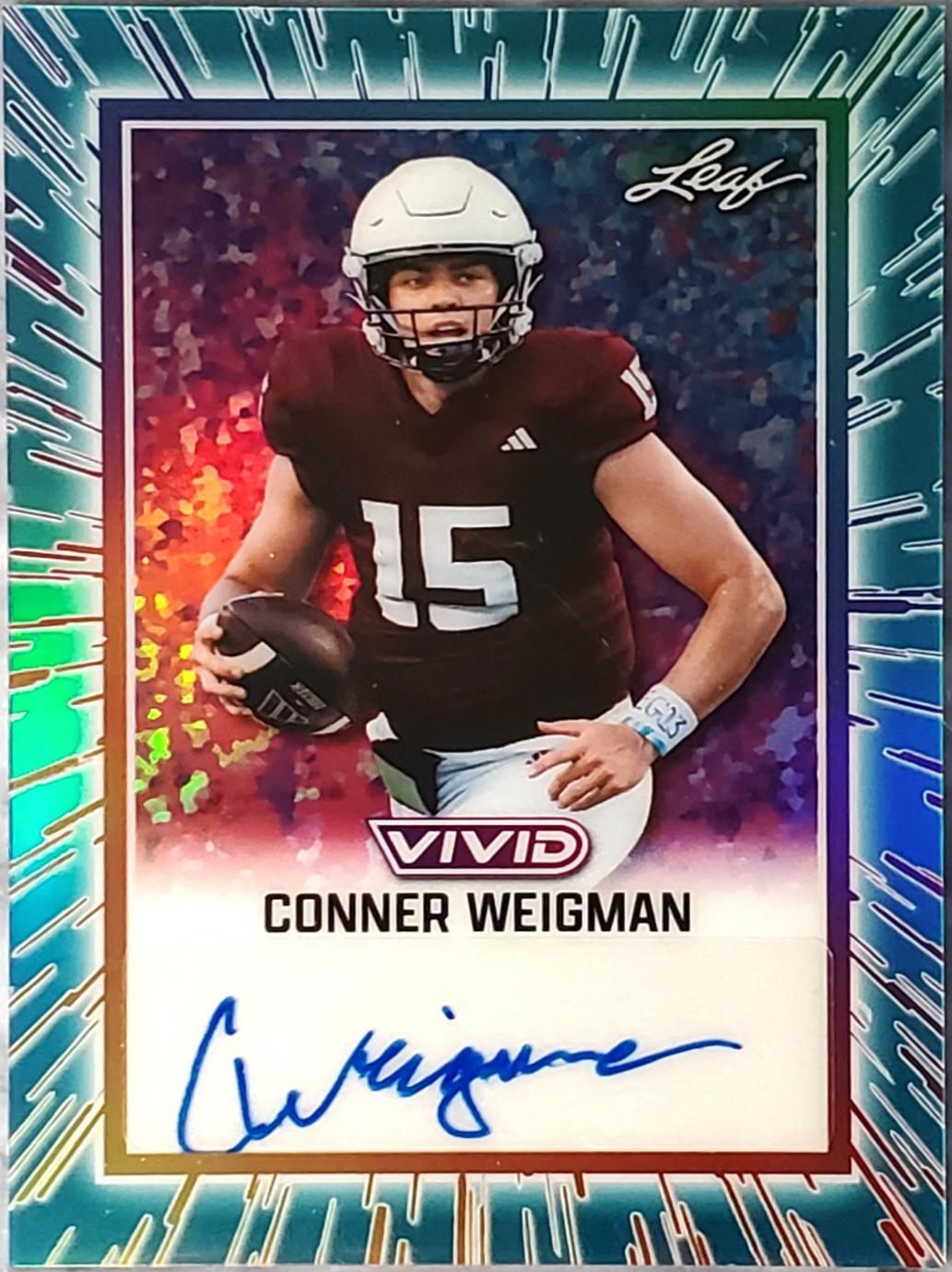 Conner Weigman [Prismatic Teal] #BA-CW2