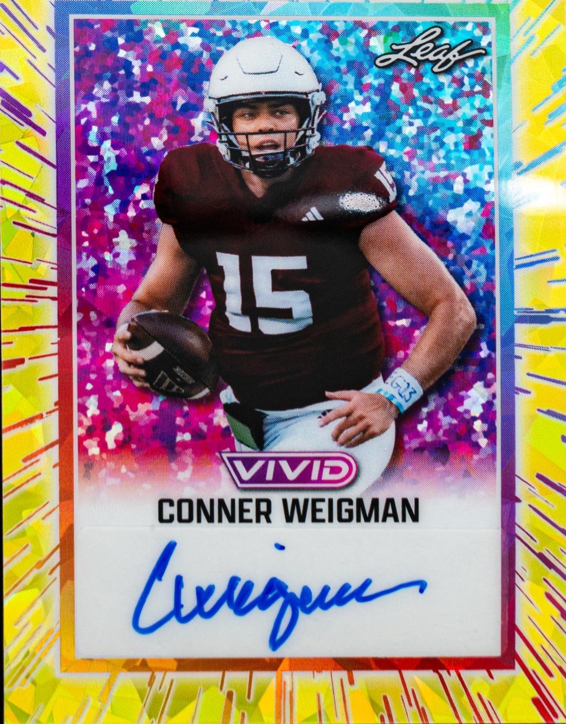Conner Weigman [Prismatic Yellow] #BA-CW2