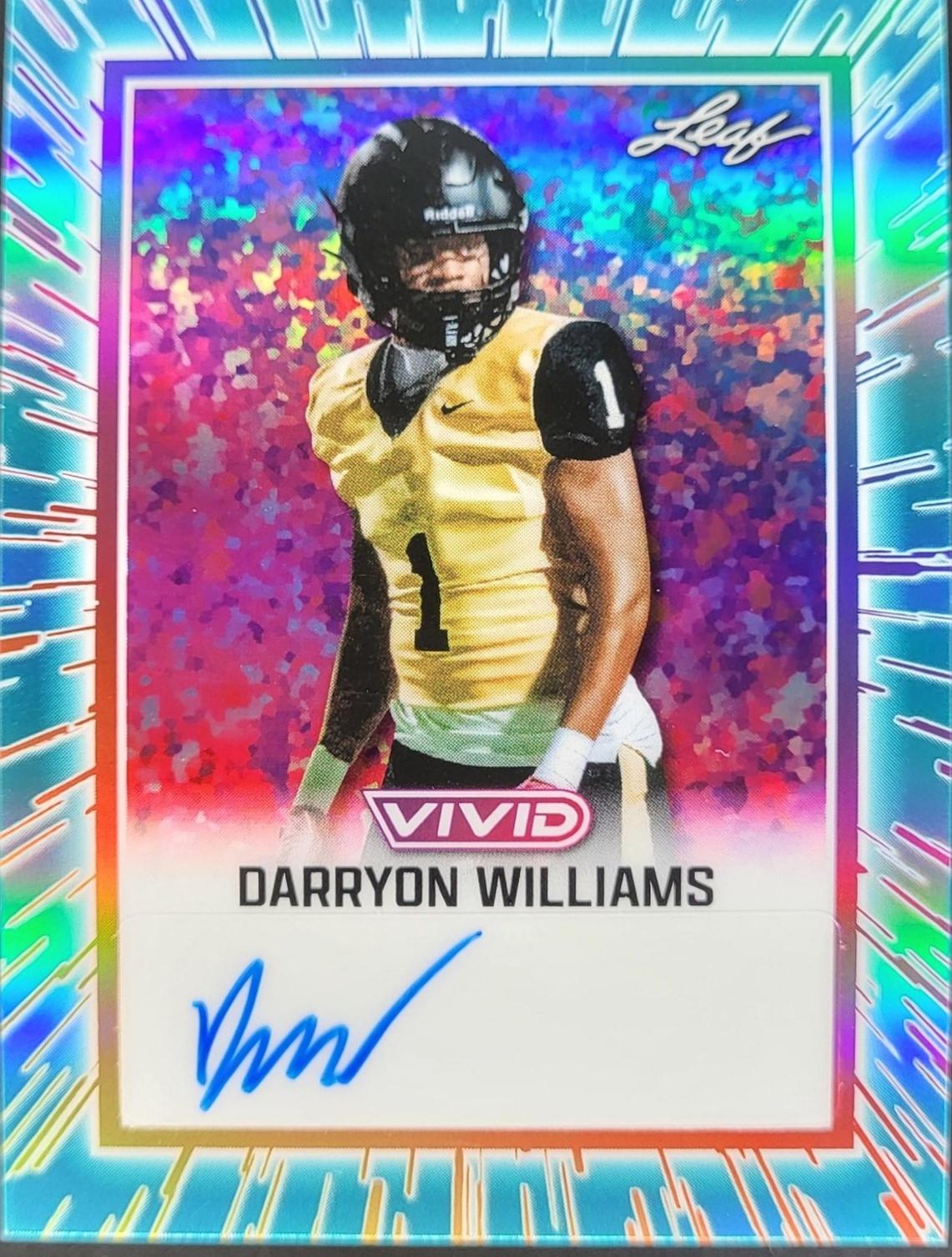 Darryon Williams [Prismatic Teal] #BA-DW1