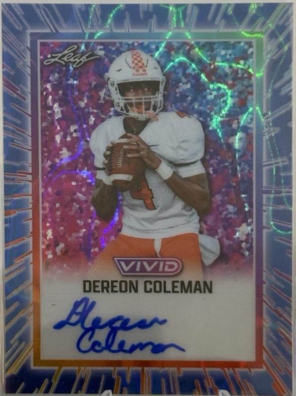 Dereon Coleman [Prismatic Blue] #BA-DC1