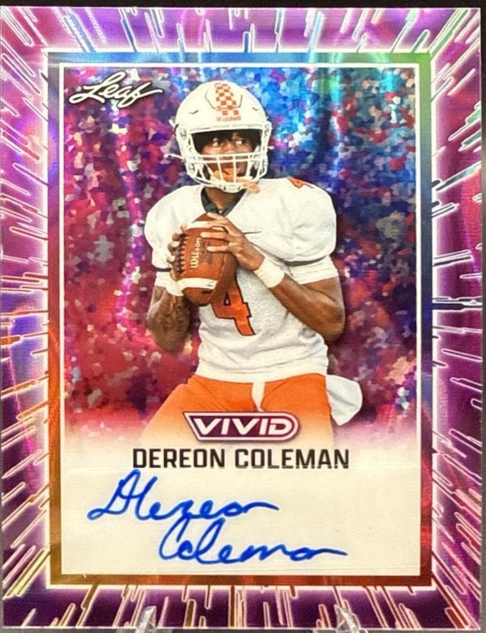 Dereon Coleman [Prismatic Purple] #BA-DC1