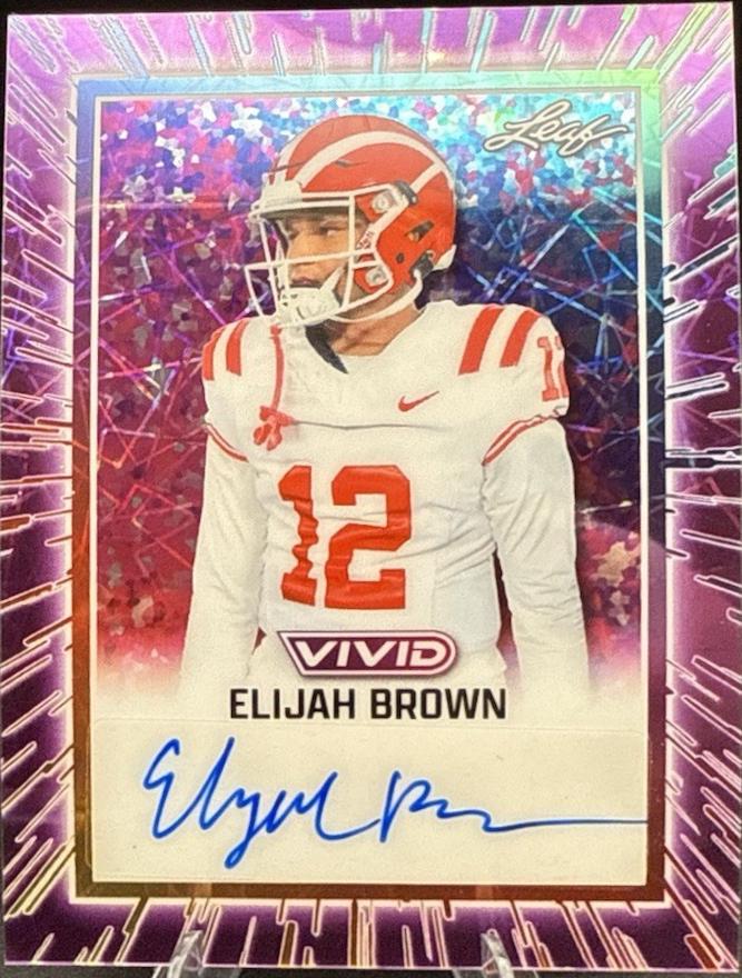 Elijah Brown [Prismatic Purple] #BA-EB1