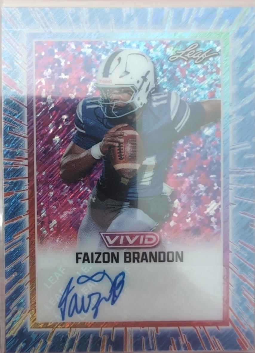 Faizon Brandon [Prismatic Blue] #BA-FB1