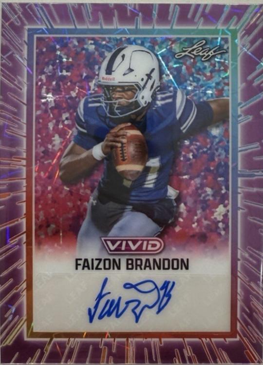 Faizon Brandon [Prismatic Purple] #BA-FB1