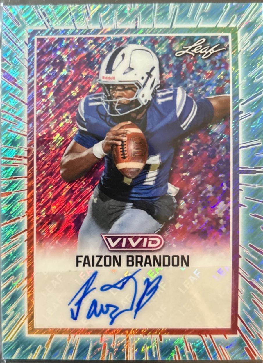 Faizon Brandon [Prismatic Teal] #BA-FB1