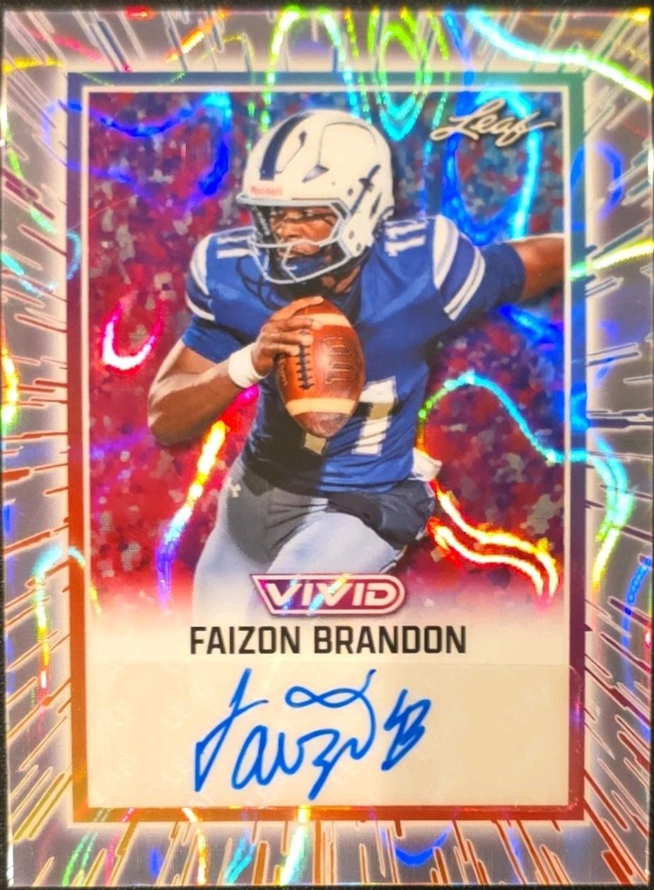 Faizon Brandon [Prismatic Yellow] #BA-FB1
