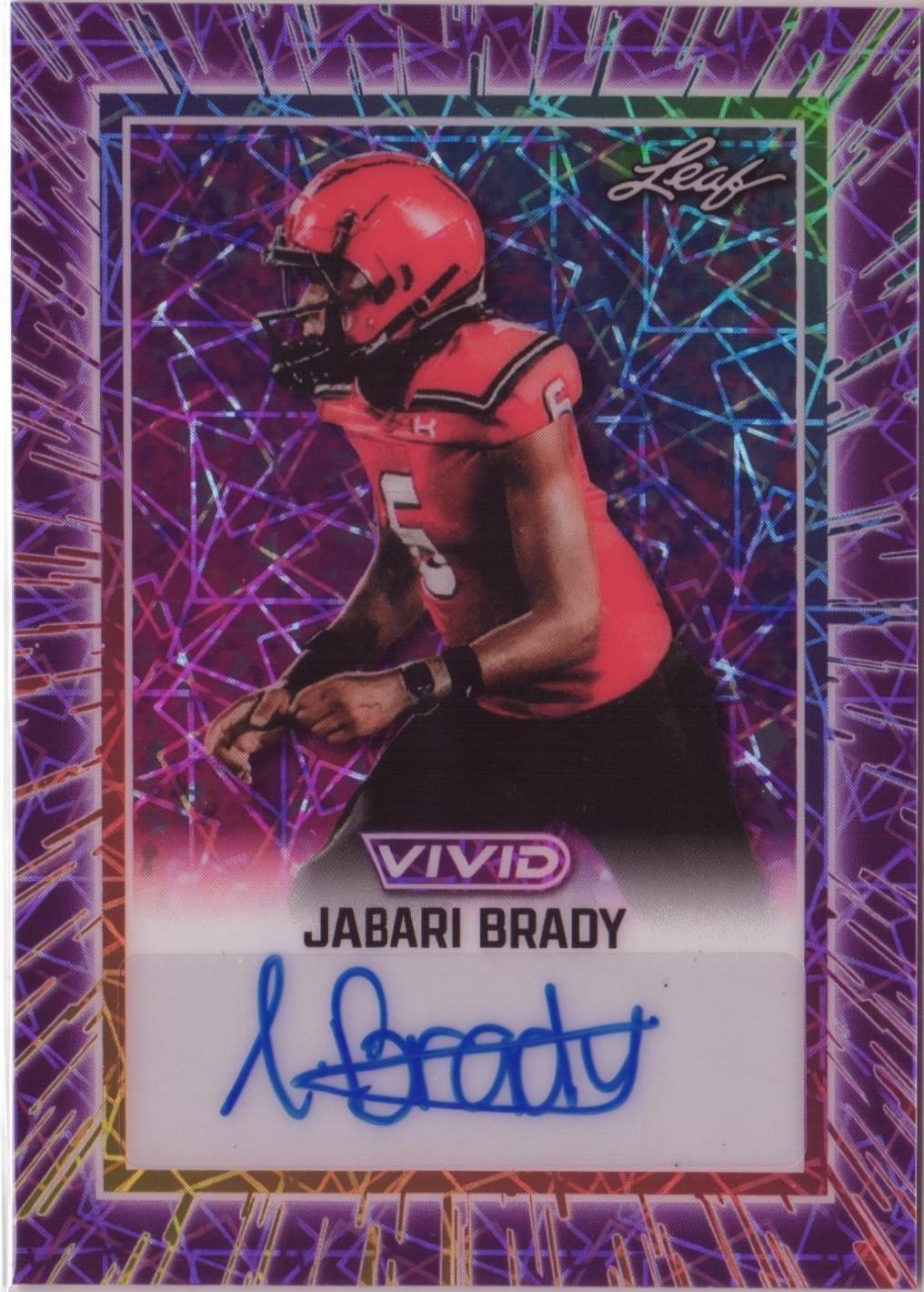 Jabari Brady [Prismatic Blue] #BA-JB2