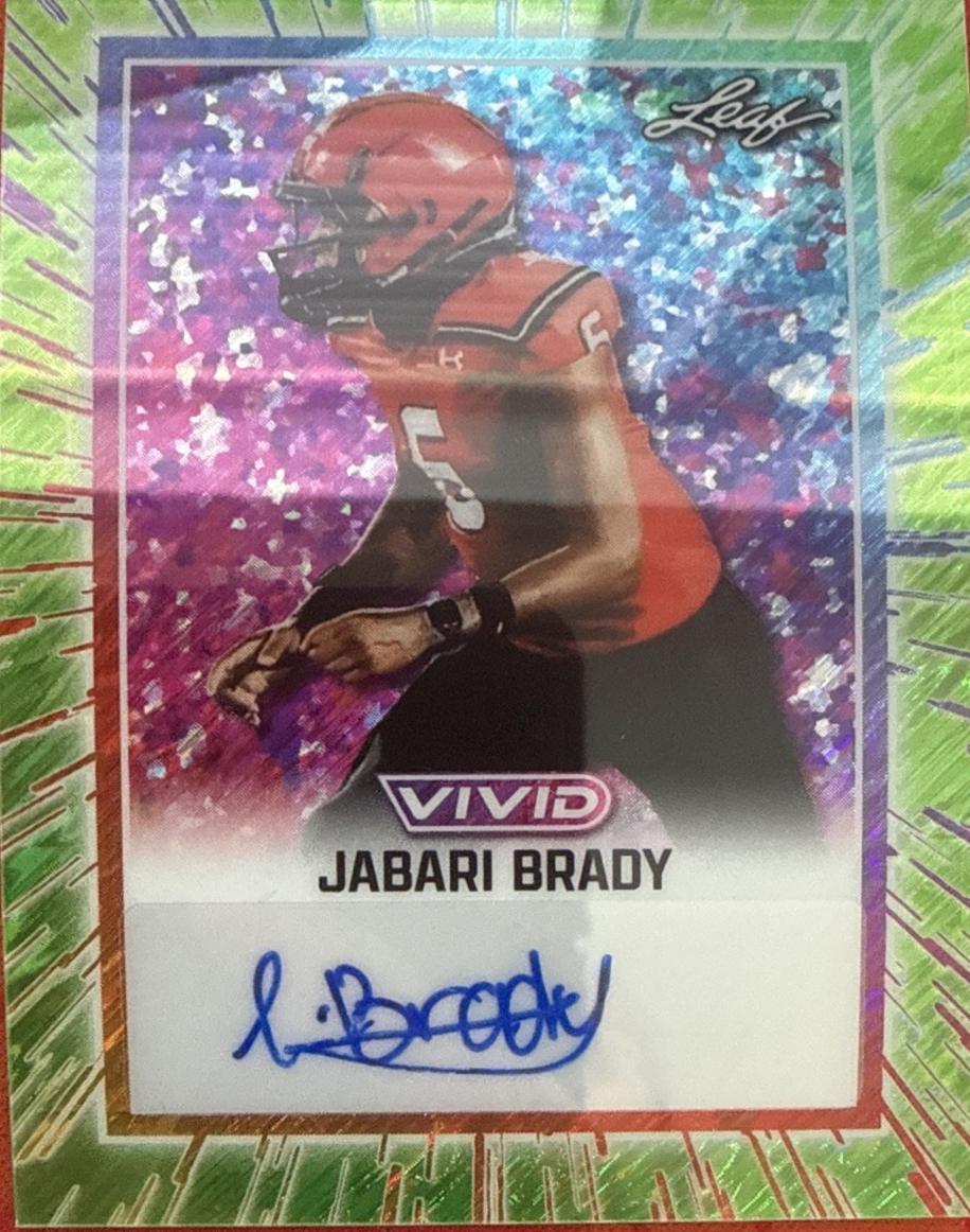 Jabari Brady [Prismatic Green] #BA-JB2