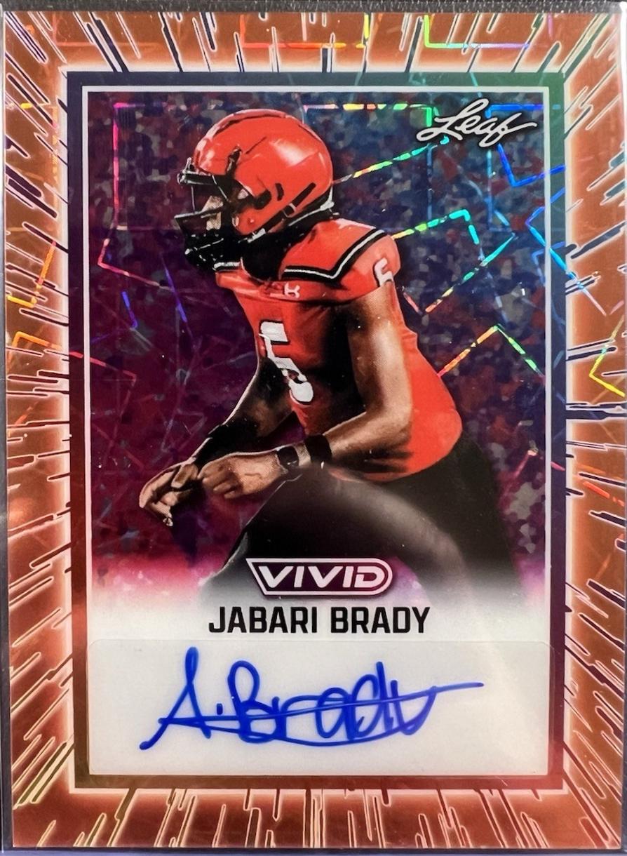 Jabari Brady [Prismatic Orange] #BA-JB2