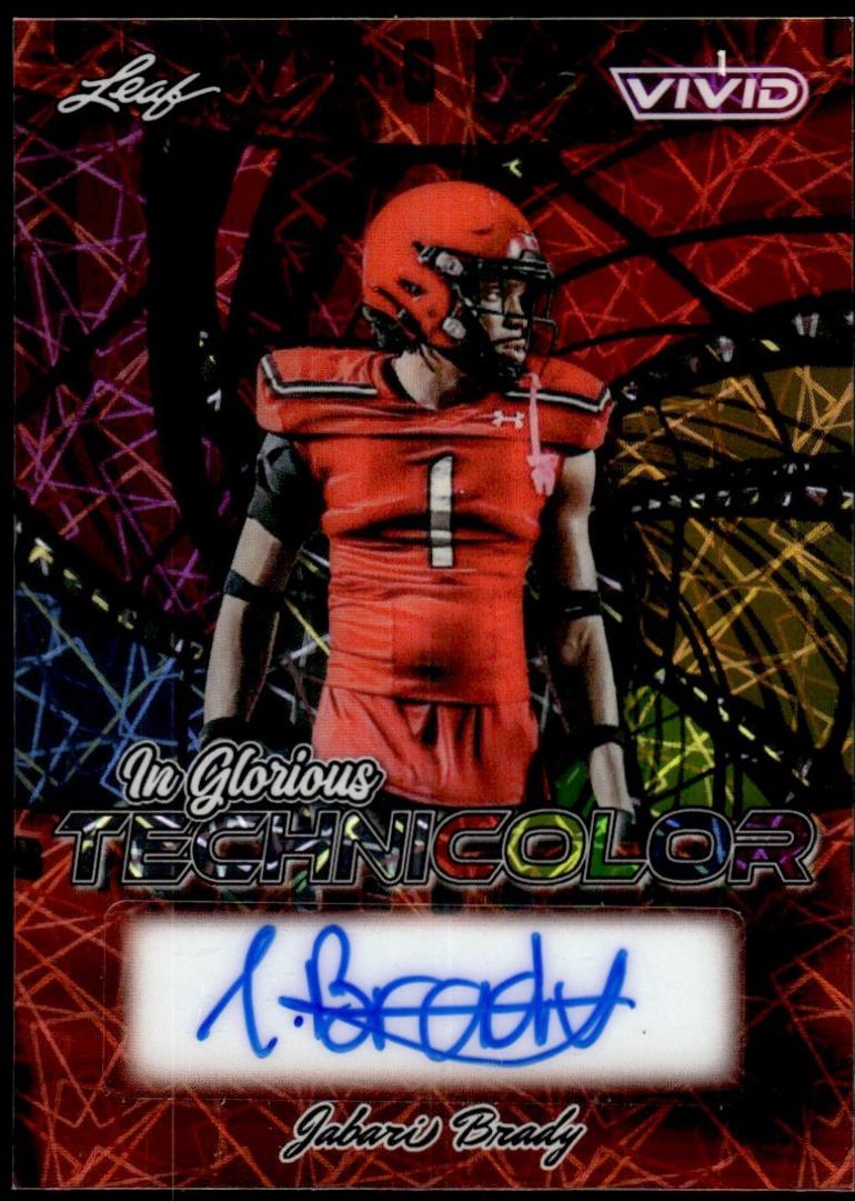 Jabari Brady [Prismatic Red] #BA-JB2