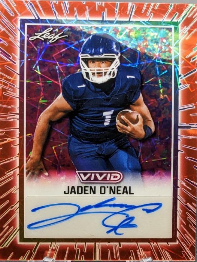 Jaden O'Neal [Prismatic Red] #BA-JON