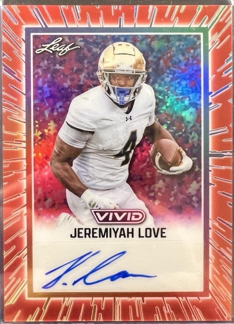 Jeremiyah Love [Prismatic Red] #BA-JL2