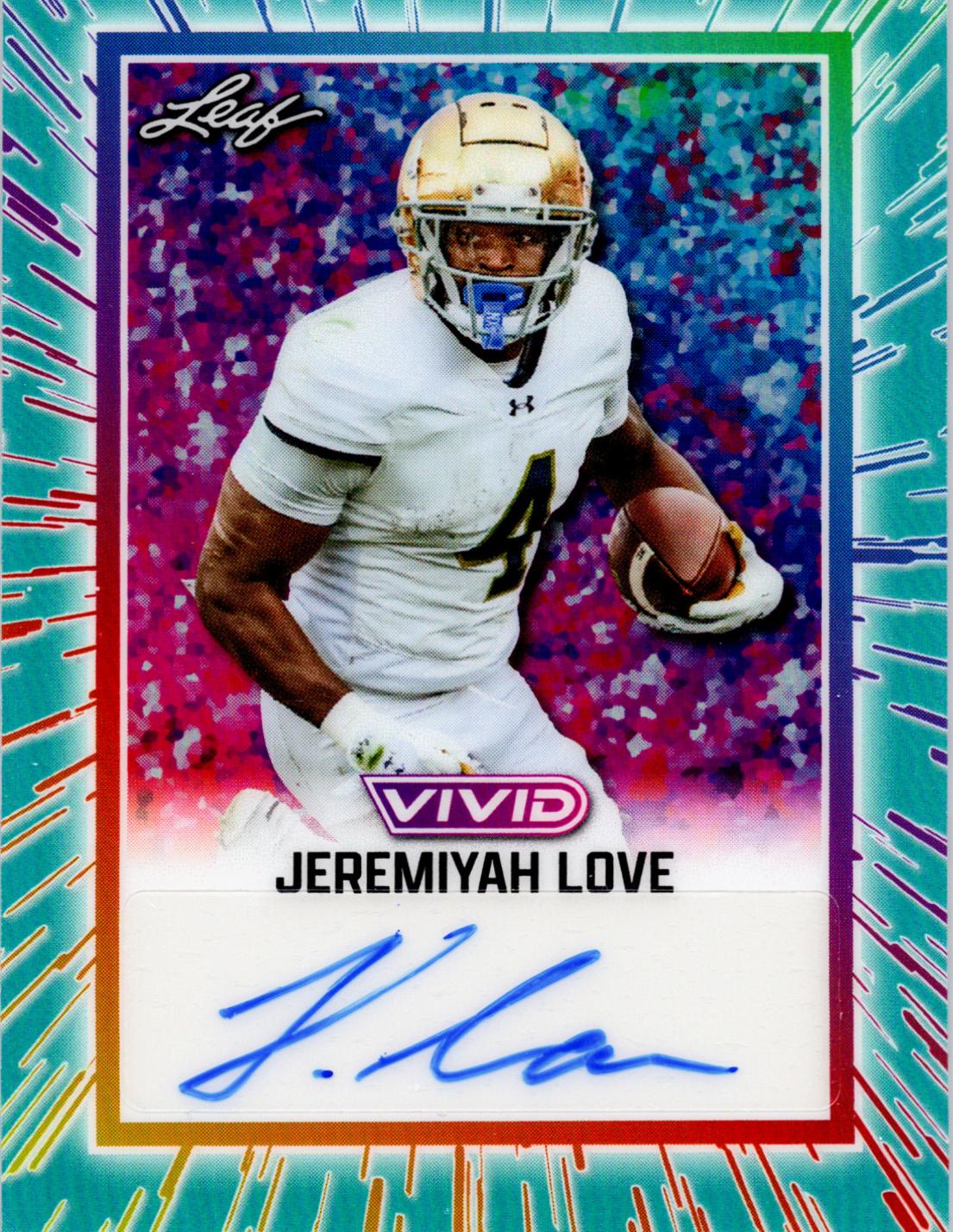 Jeremiyah Love [Prismatic Teal] #BA-JL2
