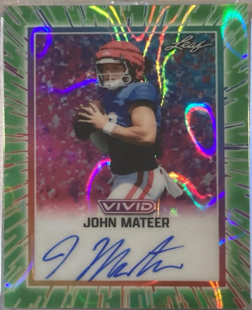 John Mateer [Prismatic Green] #BA-JM2