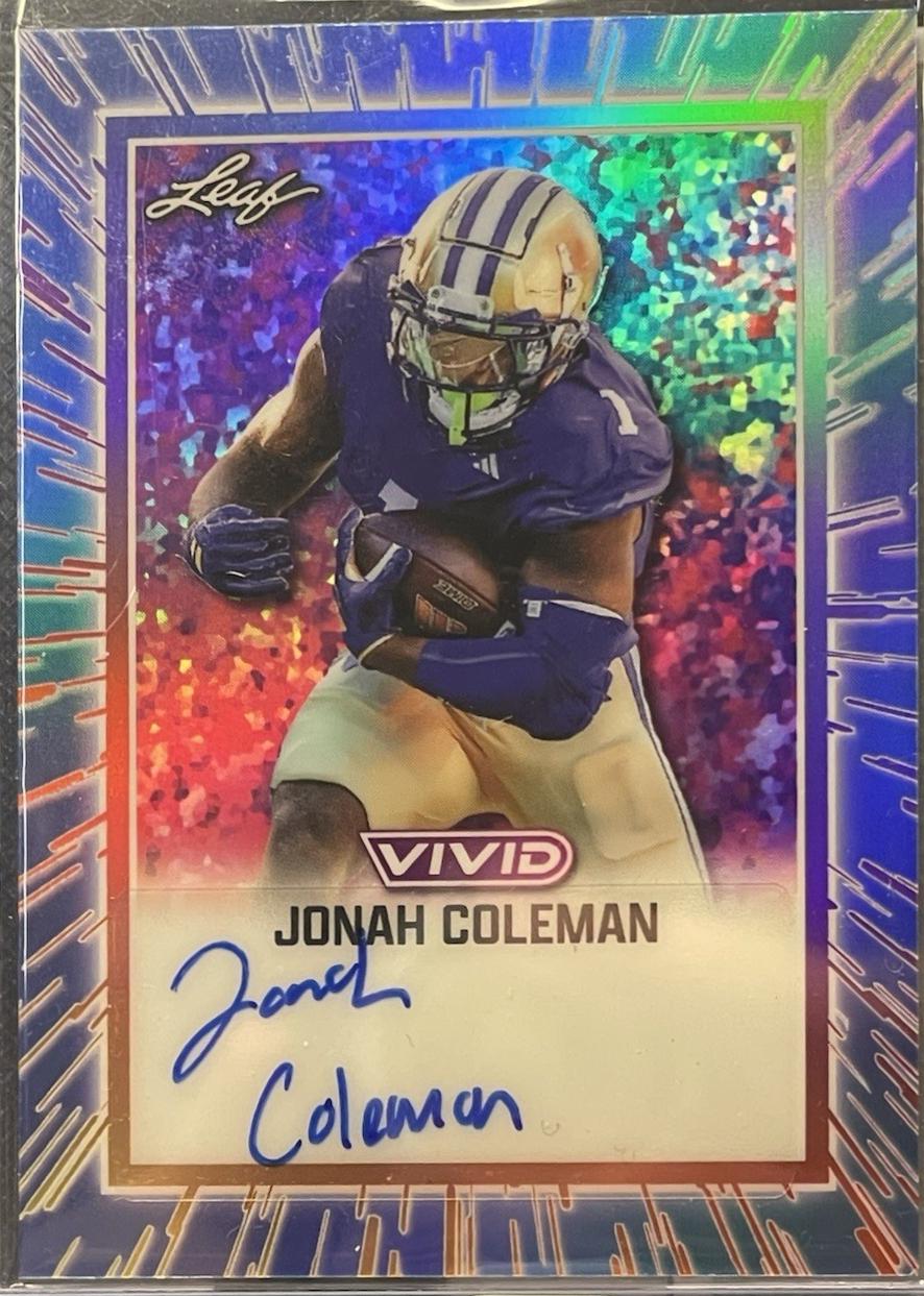 Jonah Coleman [Prismatic Blue] #BA-JC1