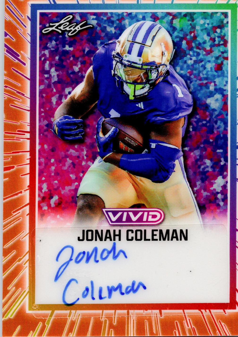 Jonah Coleman [Prismatic Orange] #BA-JC1