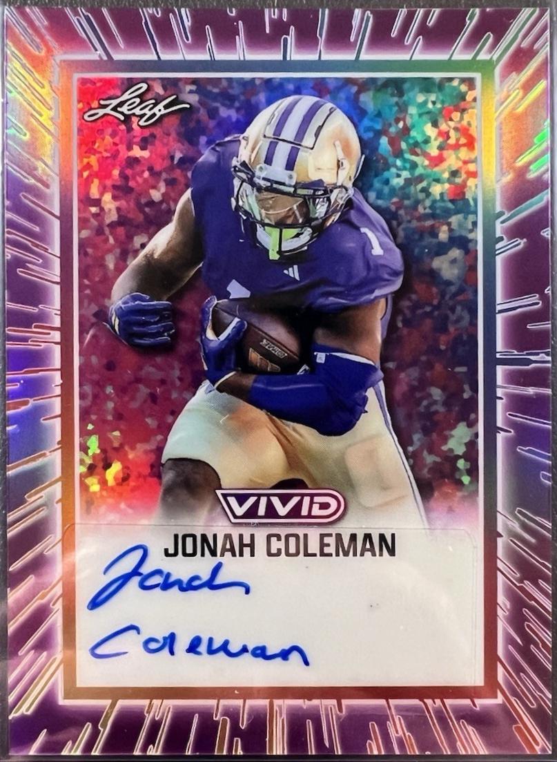 Jonah Coleman [Prismatic Purple] #BA-JC1