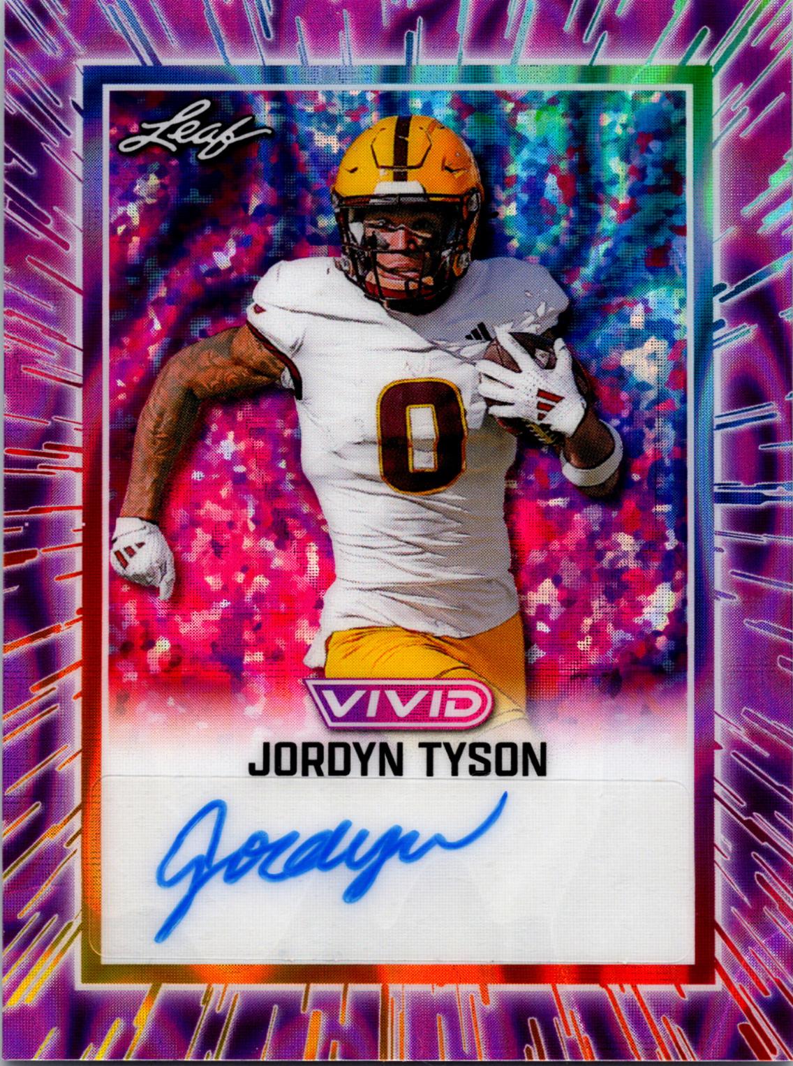 Jordyn Tyson [Prismatic Purple] #BA-JT2