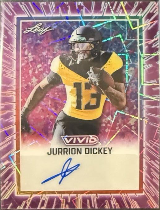 Jurrion Dickey [Prismatic Purple] #BA-JD3