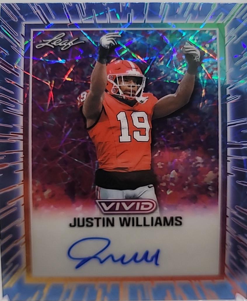 Justin Williams [Prismatic Blue] #BA-JW1