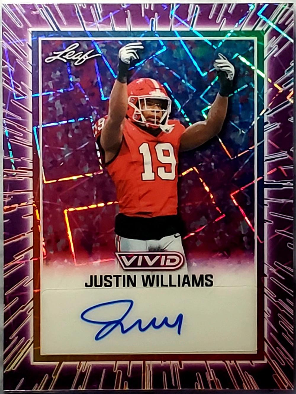 Justin Williams [Prismatic Purple] #BA-JW1