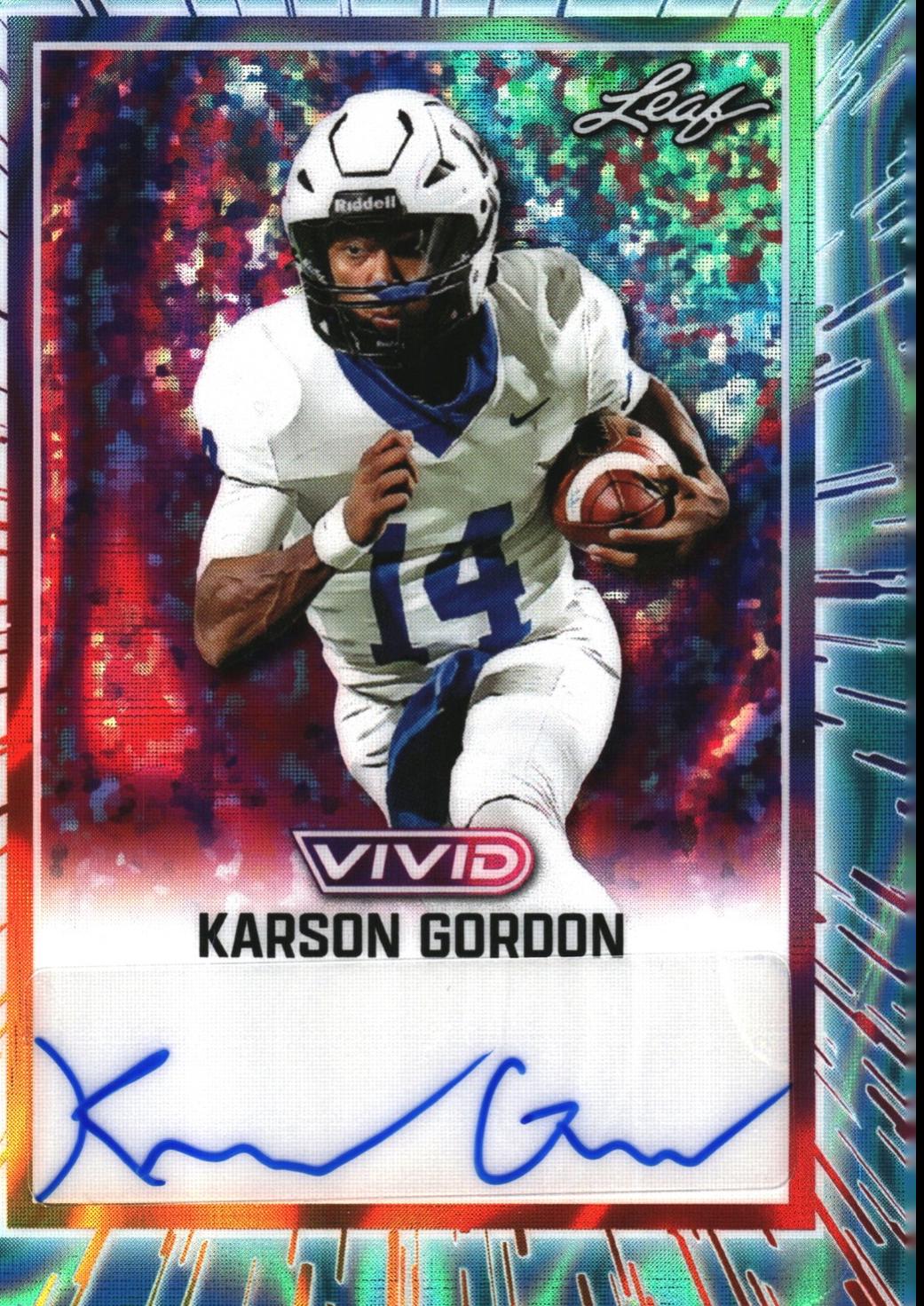 Karson Gordon [Prismatic Teal] #BA-KG1