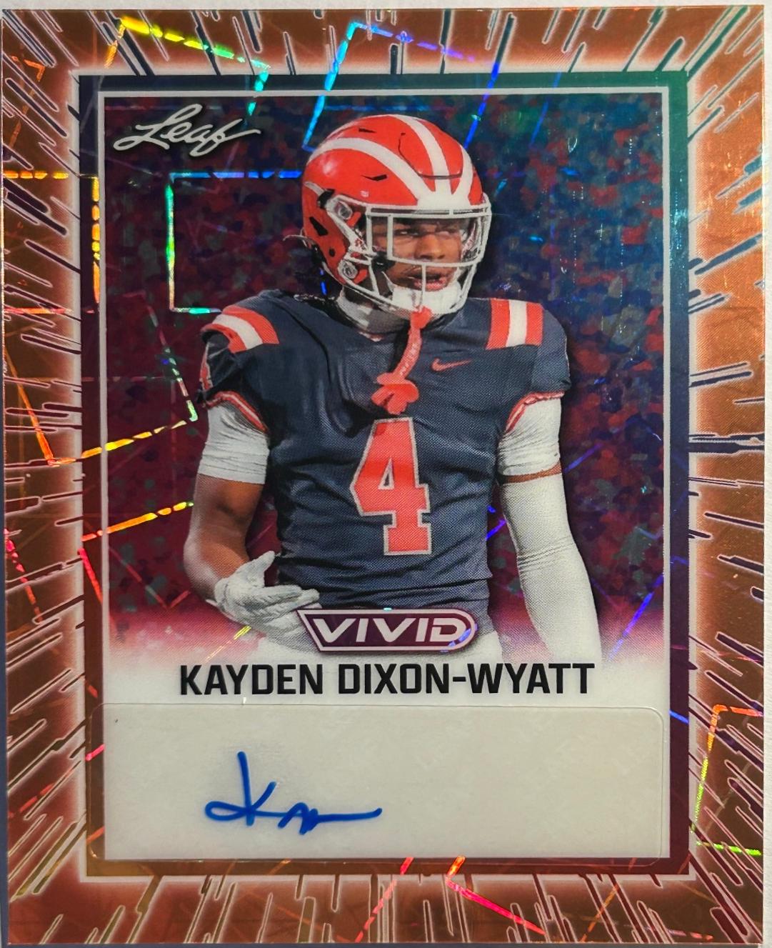 Kayden Dixon-Wyatt [Prismatic Orange] #BA-KDW