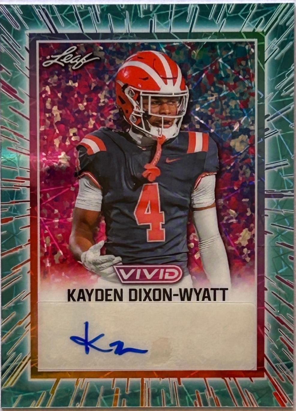 Kayden Dixon-Wyatt [Prismatic Teal] #BA-KDW