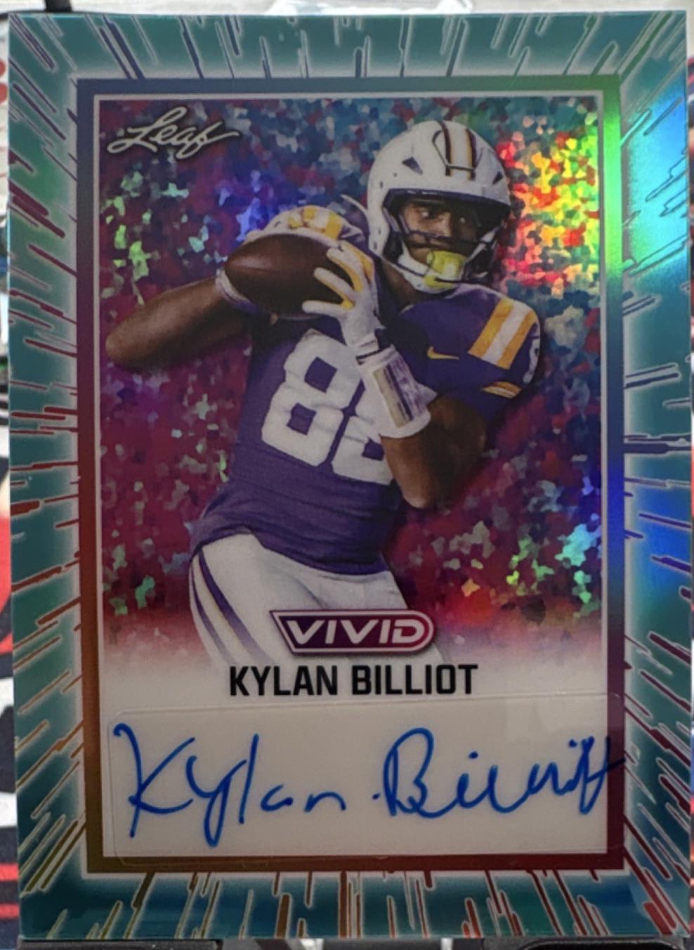 Kylan Billiot [Prismatic Teal] #BA-KB1
