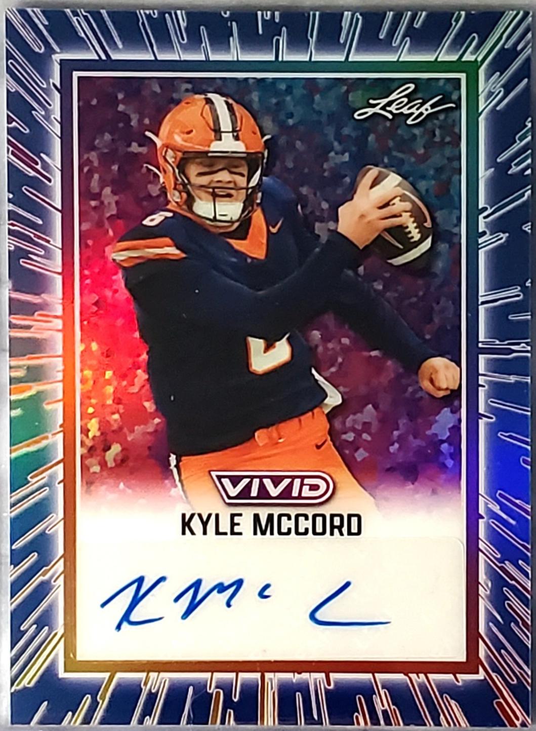 Kyle McCord [Prismatic Blue] #BA-KM1
