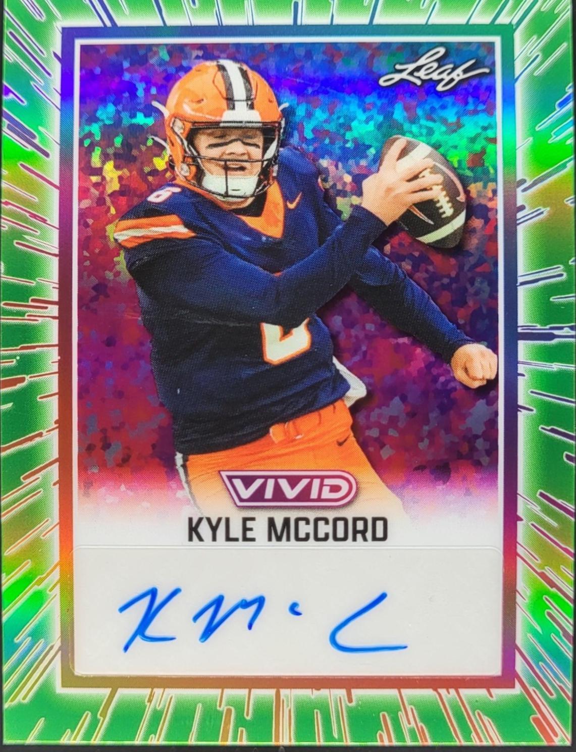 Kyle McCord [Prismatic Green] #BA-KM1