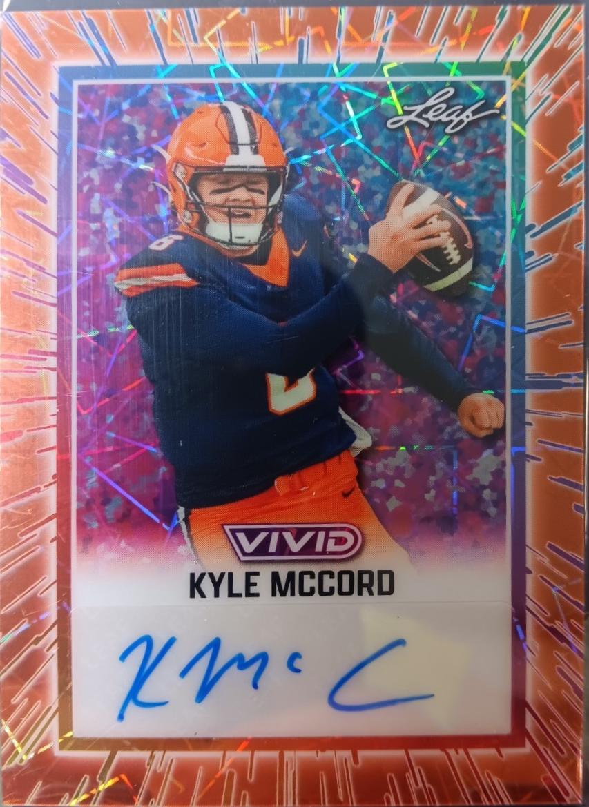 Kyle McCord [Prismatic Orange] #BA-KM1