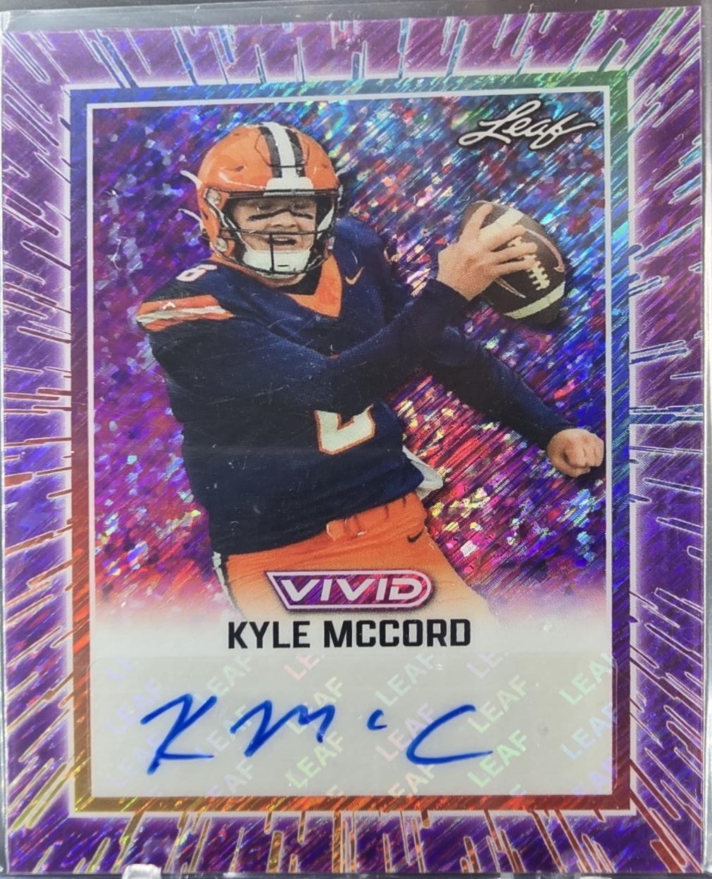Kyle McCord [Prismatic Purple] #BA-KM1
