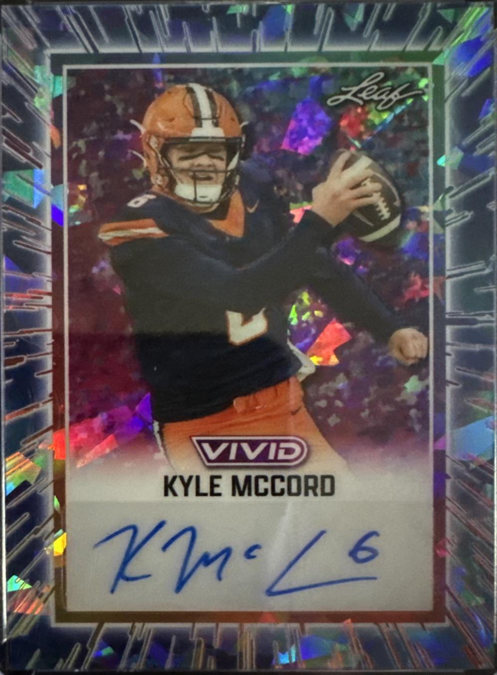 Kyle McCord [Prismatic Yellow] #BA-KM1
