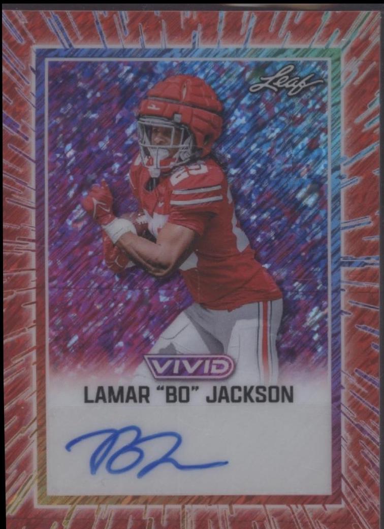 Lamar Bo Jackson [Prismatic Red] #BA-BJ1