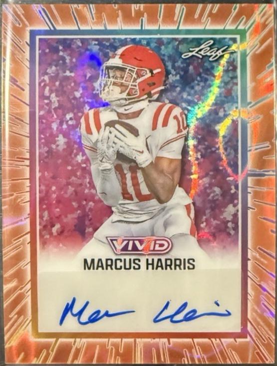 Marcus Harris [Prismatic Orange] #BA-MH1