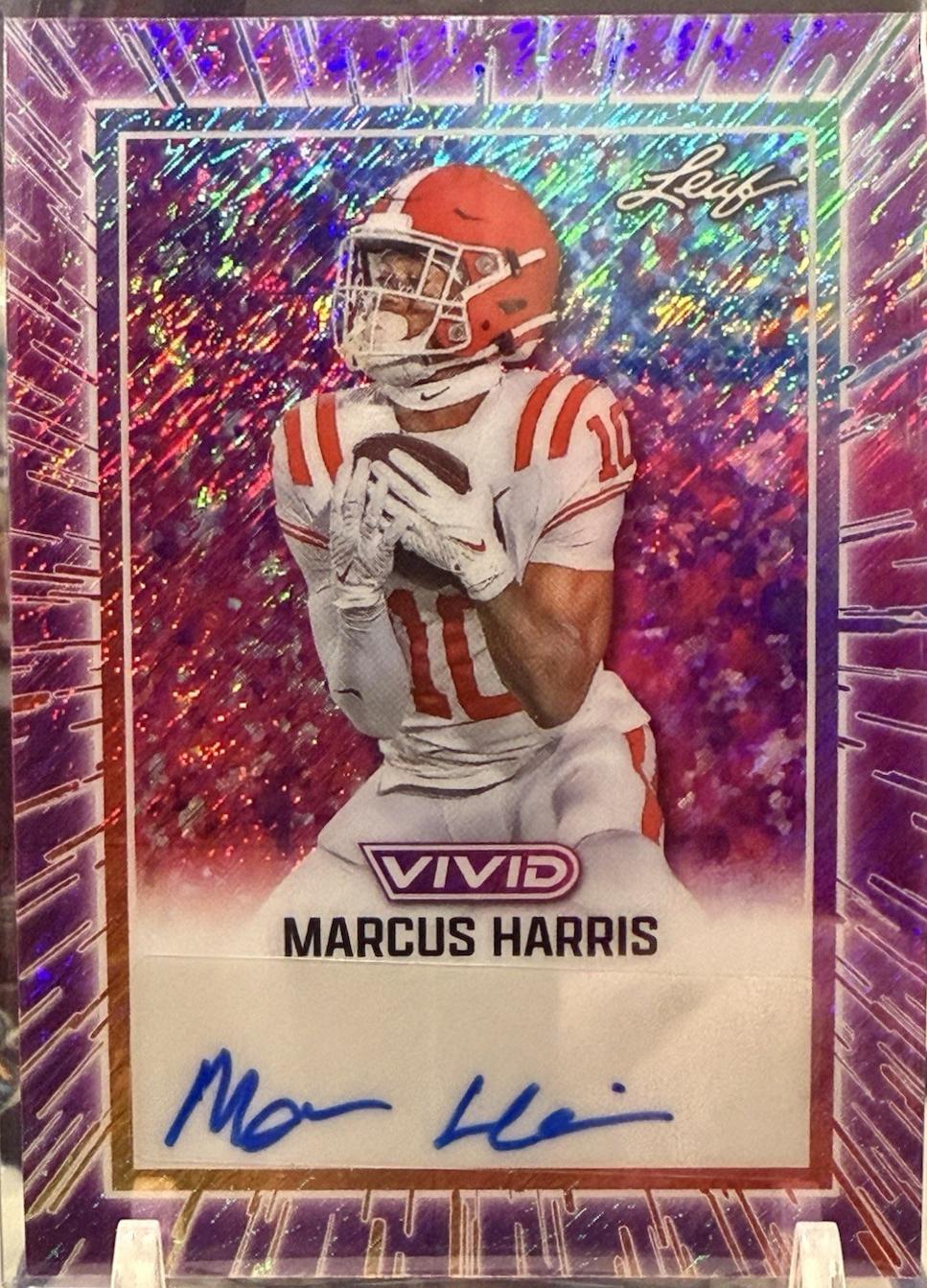 Marcus Harris [Prismatic Purple] #BA-MH1