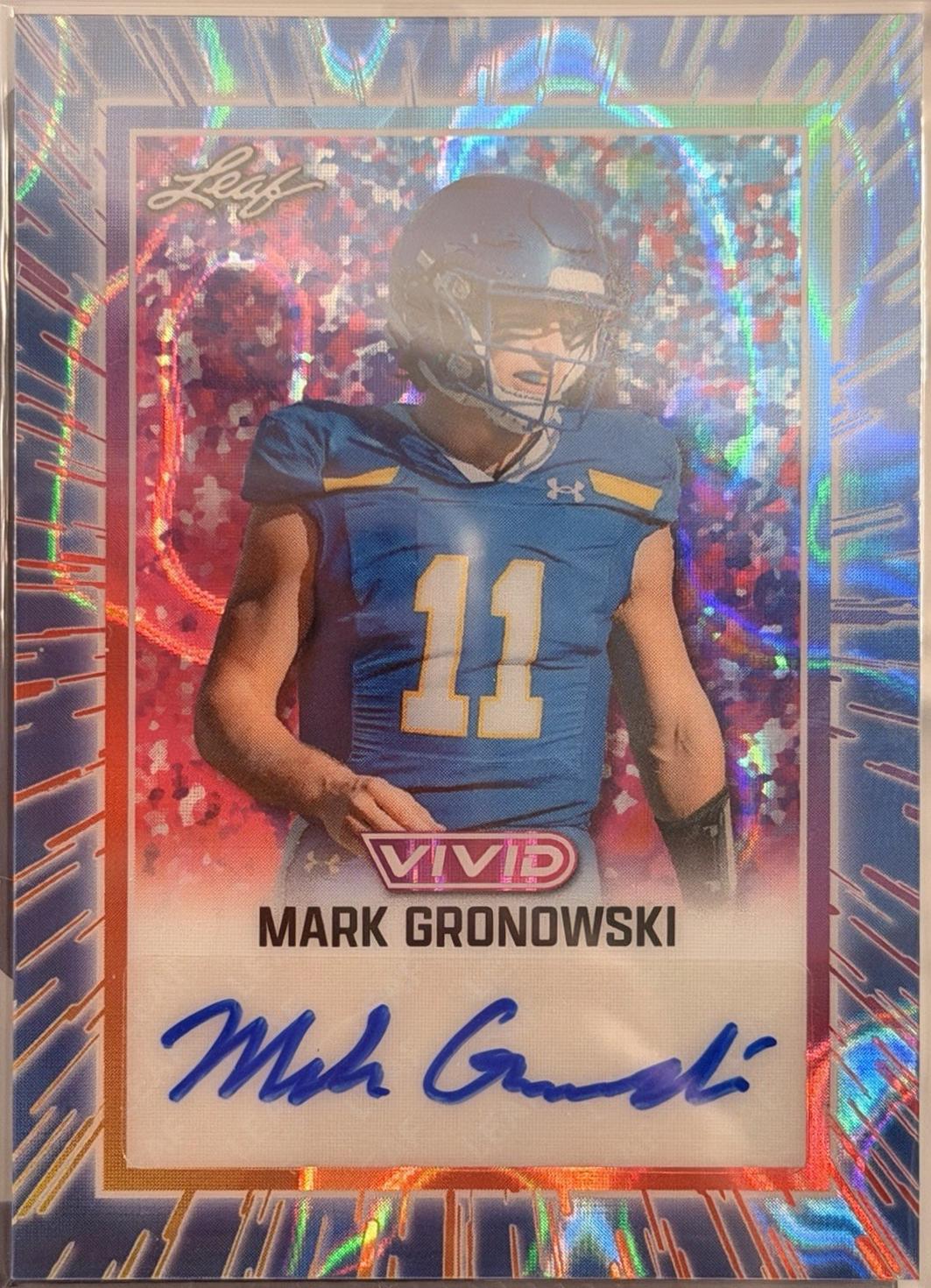 Mark Gronowski [Prismatic Blue] #BA-MG1